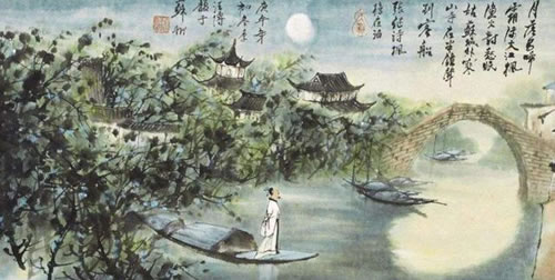 枫桥夜泊古诗朗读_枫桥夜泊古诗意思解释