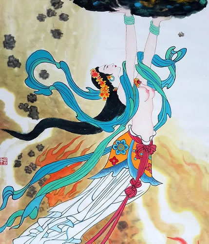 女娲补天翻译和原文_女娲补天文言文解释