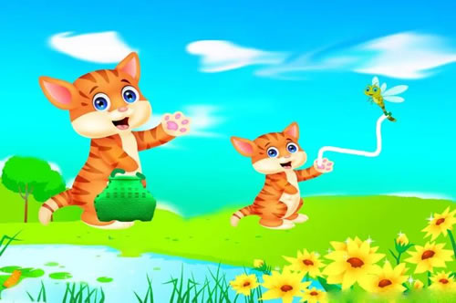 小猫钓鱼的故事原文_小花猫钓鱼的故事