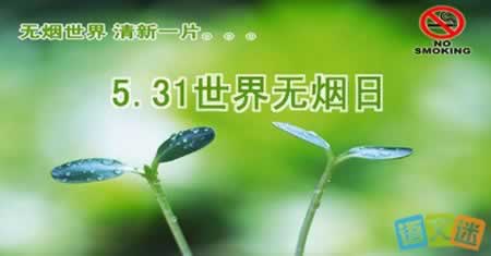 无烟日名言