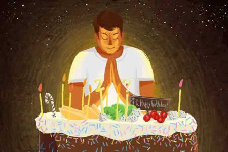 女儿祝福老爸生日的话