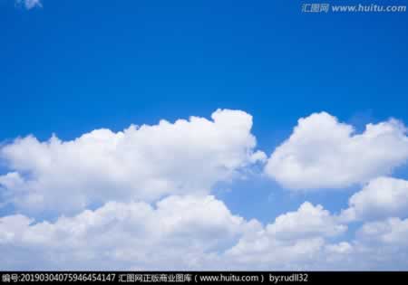形容蓝天白云的句子