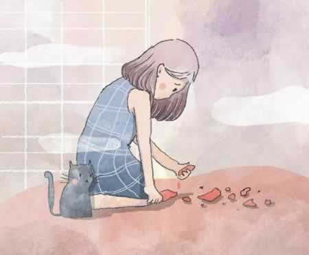 伤痛了心后悔的句子