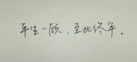 遇见你不曾后悔的句子