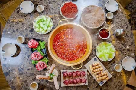 吃火锅时发的文案