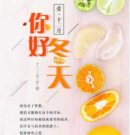 关于十二月的文案 朋友圈的句子